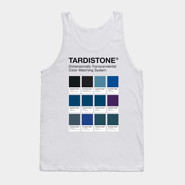 TARDISTONE colour chart Tank Top by andrew_kelly_uk@yahoo.co.uk